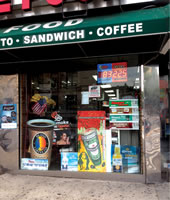 Fine Food Deli, 514th 4th Ave,Brooklyn, NY with poster designs for Heineken by
Maria Dominguez for Bodega Cultural NYC