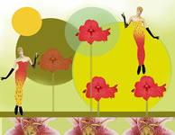 "Amaryllis"  digital image  2006