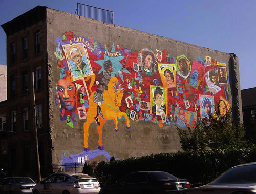 "When Women Pursue Justice", sponsored by Artmakers, Inc., 2,800 square feet mural in Bedford – Stuyvesant, Brooklyn